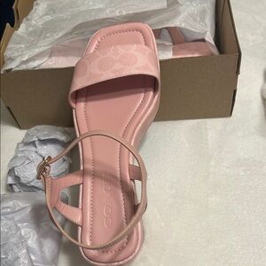 Coach Blush Pink Women's Sandals